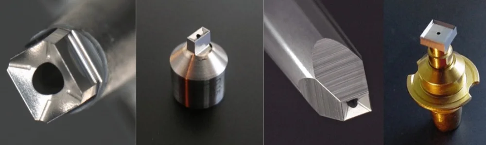 Macro photos of micro-assembly tool tips.